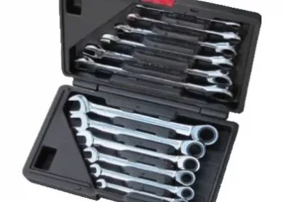 12 & 22Pc 72T Mirror Polish Finished Ratchet Combination Spanner Sets