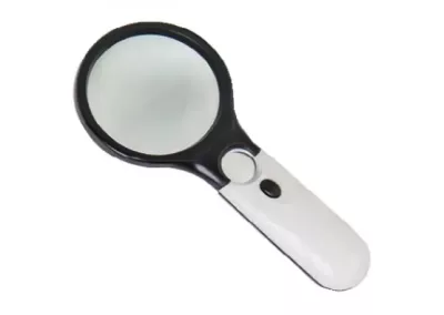 3 LED Double Lense Hand-held Magnifier